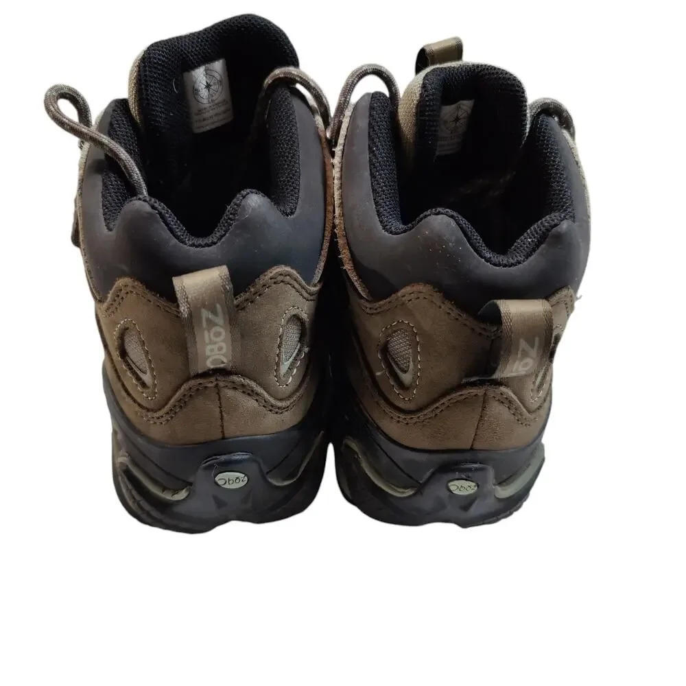 Oboz Womens Sz 7 Sawtooth Mid B-Dry Insulated Waterproof Leather Hiking Boots